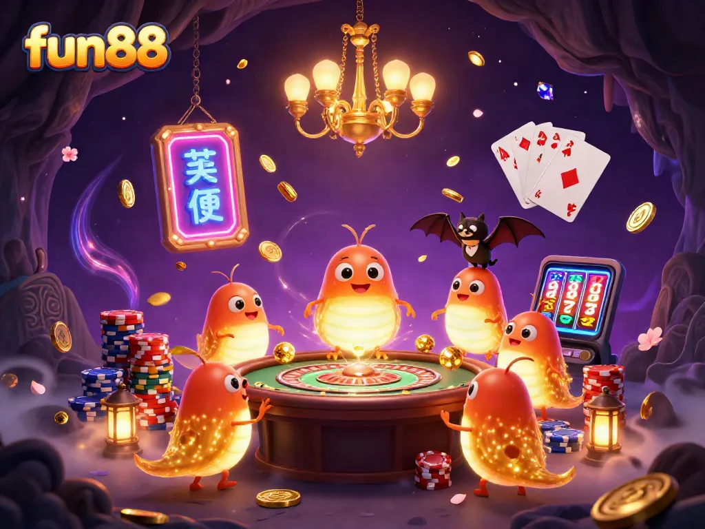 Join the fun88 casino experience with glowworms illuminating games and vibrant casino elements!