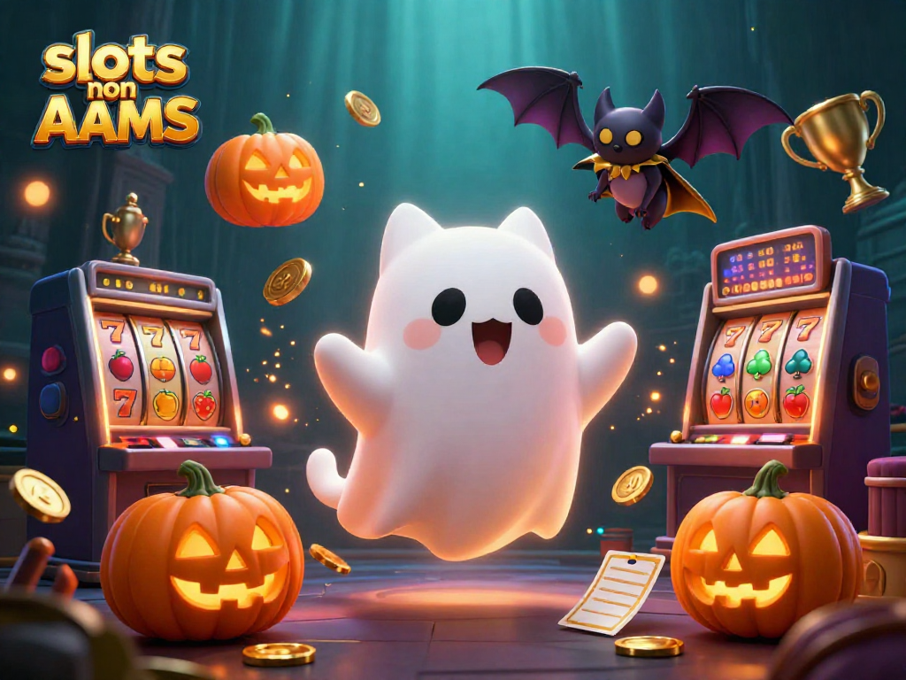 Gioca ai fantastici slot non AAMS con gatti fantasma e piante luminescenti in un casinò spettrale.