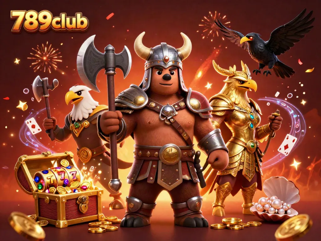 Experience thrilling gameplay at 789club with vibrant characters and casino-themed elements.